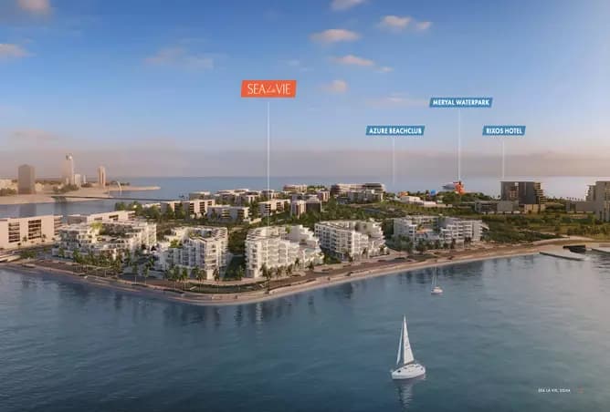 Premium waterfront residences on the island off the coast of Doha 3