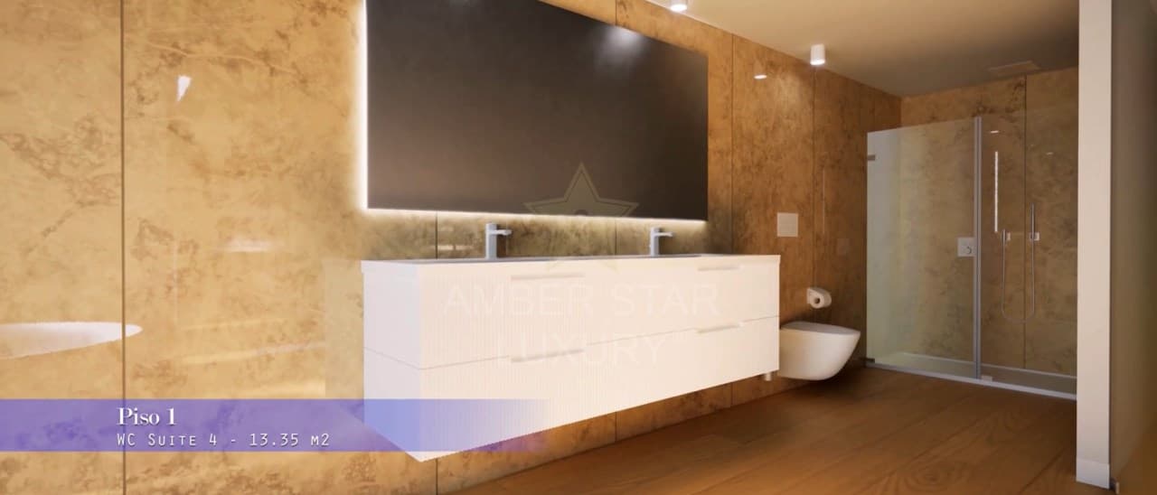 Four-bedroom detached house with elevator, Praia da Areia Branca, first line 2
