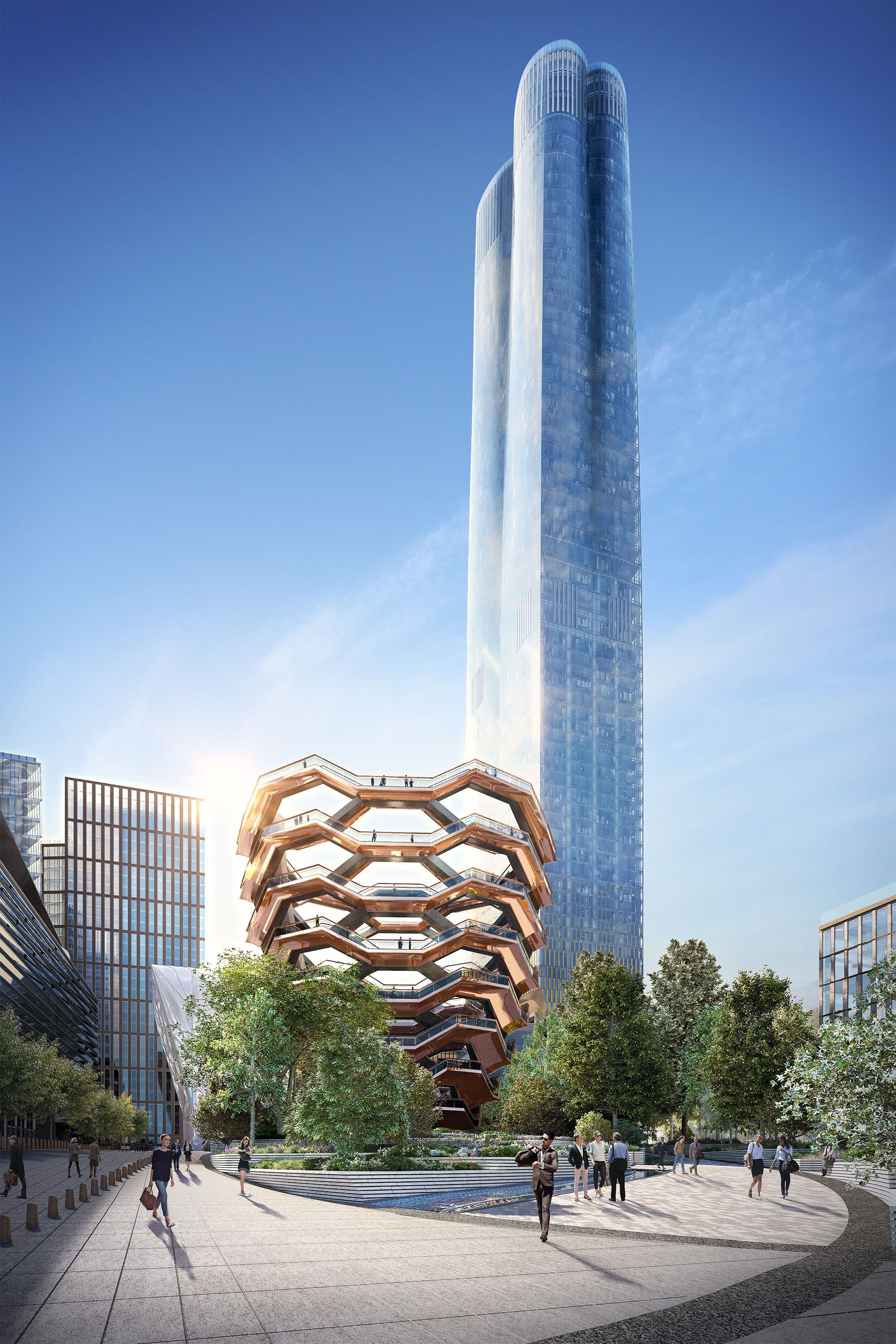 Architectural residences near the High Line and cultural center 1